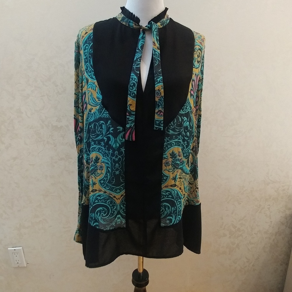 Just Cavalli multi colar blouse